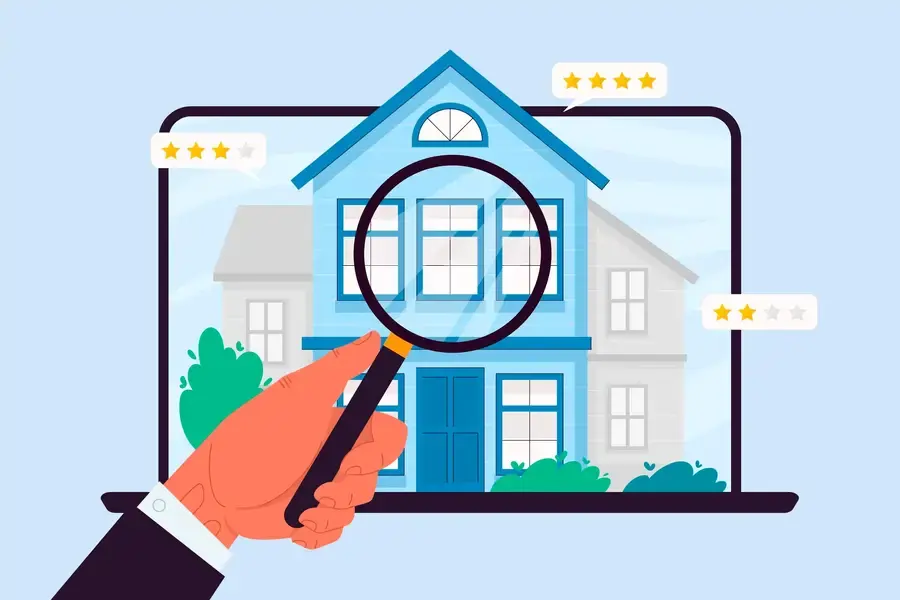 Search rooms and apartments